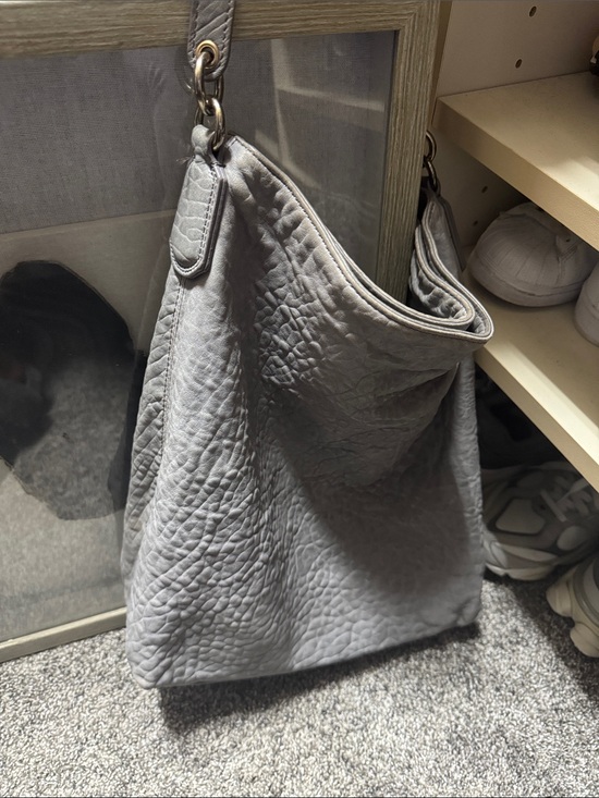 Alexander Wang Handbags - Alexander Wang Pebbled Leather Shoulder Hobo in Light Gray